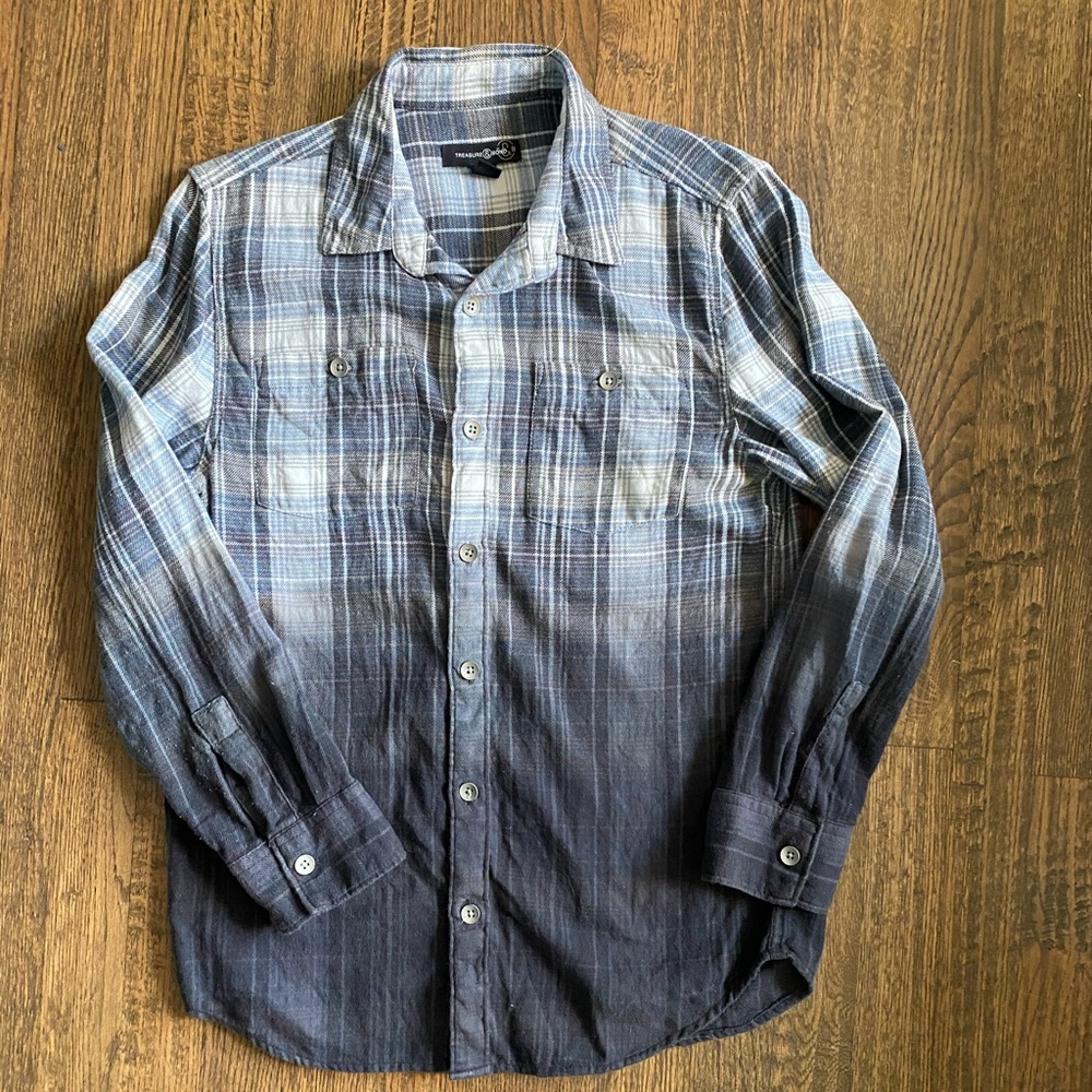 Boys Treasure & Bond flannel shirt